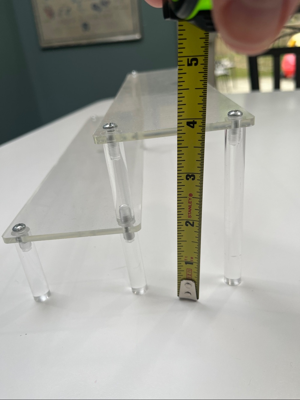 Acrylic shelf 2 Tier for display - Picture 6 of 6